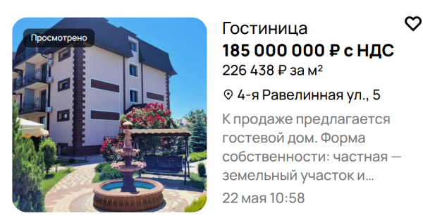 Гостиница. Источник: «Авито»